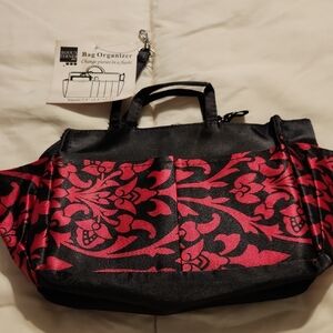 Black and Pink Bag Organizer